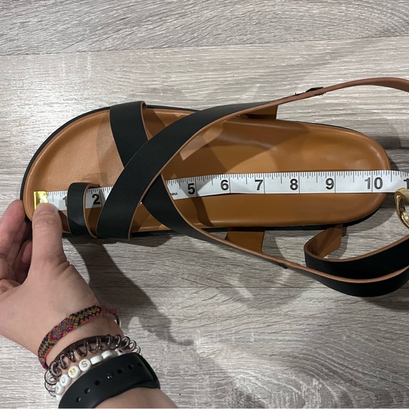 BNIB Anya Criss Cross Footbed Sandal - Picture 8 of 9